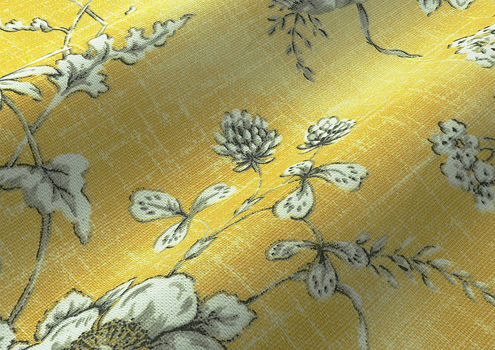 Finch Toile, Buttercup - Roman Blind - Image 4